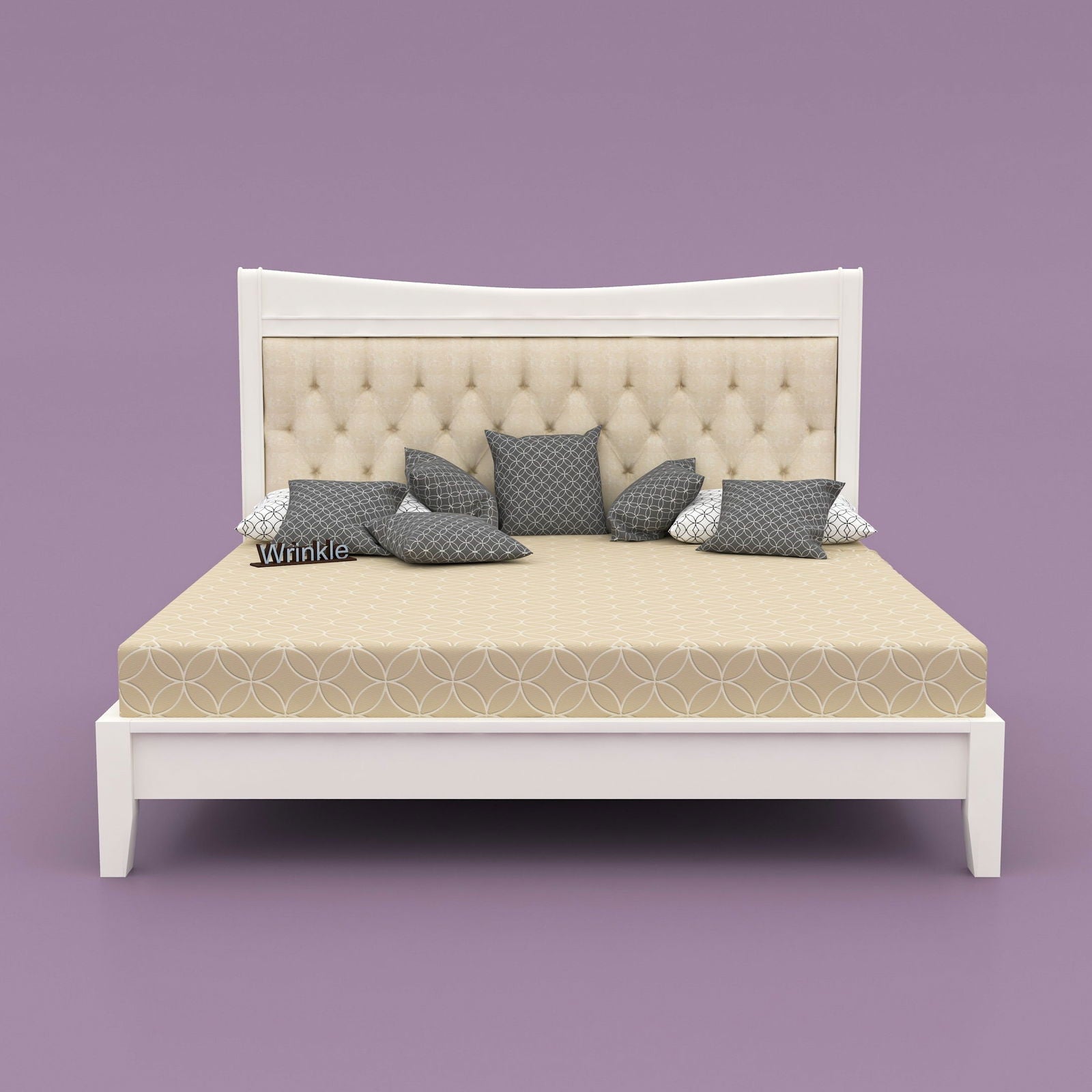WoodCraft Simple Stylish Wooden Bed - Furnishiaa -  -